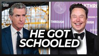 Gavin Newsom Humiliated as Elon Musk Responds to His Threat