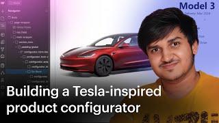 Building a Tesla-inspired product configurator in Webflow | Part 1