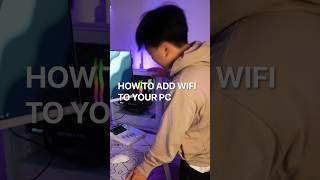 How to install WiFi into PC