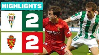 CÓRDOBA CF 2 - 2 REAL ZARAGOZA I HIGHLIGHTS LALIGA HYPERMOTION