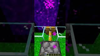 Minecraft Water in Nether #minecraft #shorts