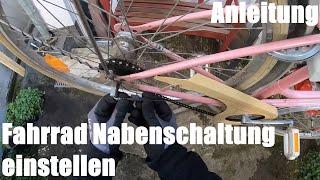 Fahrrad Nabenschaltung einstellen Sachs Torpedo 3 Gang Schaltung (Classic) Anleitung