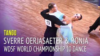 Tango = Sverre Oerjasaeter Fjellstad & Ronja Oestensvik = WDSF World Championship 10 Dance 2019