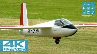 SZD-21 KOBUZ 3, MÜ-28 & SH-2H 50% 1:2 RC GLIDERS AEROBATIC FLIGHTS DG-FLUGMODELLBAUTECHNIK [4K]