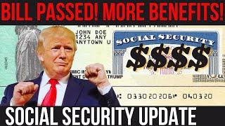 INCREASED BENEFITS! NEW SOCIAL SECURITY BILL PASSED! SSA SSI SSDI Payments | Social Security Updat