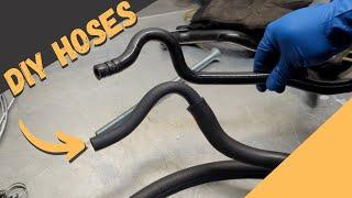 Bend Rubber Hoses with Tubing Bender and Heat Gun without kinks!