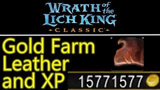 Wrath of the Lich King classic gold farm, xp farm, and skinning farm (wotlk)