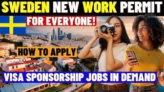 Sweden Free Work Visa 2024: How To Apply Sweden Work Visa 2024: Sweden Jobs With Visa Sponsorship