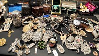 Killer Queen Antique Jewelry Dana Stewart Coates is live # Antique Vintage #jewelryhaul 