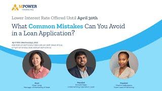 Live Q&A 4/13: What Common Mistakes Can You Avoid in a Loan Application?