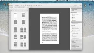 Splitting Pages using Adobe Acrobat Pro XI