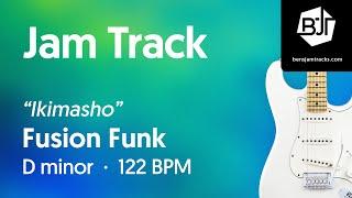 Fusion Funk Jam Track in D minor "Ikimasho" - BJT #111