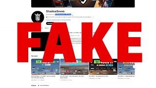 FAKE Benchmark channels on YouTube