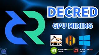 DECRED (DCR) - GPU Mining - BLAKE3 - A Step-by-Step Guide