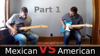 Mexican VS American Telecaster! - Part 1