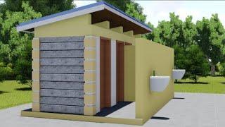 Check Out This Amazing Toilet Latrine Design | Pit Latrine | How To Use The African Pit Latrine