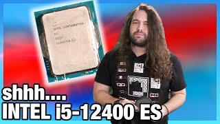 We're Not Supposed to Have This: Core i5-12400 ES Benchmarks & Preview (Engineering Sample)