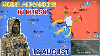 Ukrainians continue to expand in Kursk | Russians are securing Niu York  [12 August 2024]