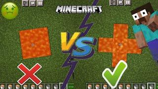 how to make INFINITE lava source in Minecraft || endless source of lava || #shots #prank