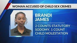 Woman accused of child sex crimes after meeting victim at church; diary leads to arrest