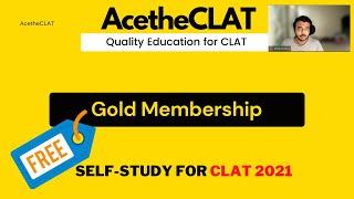 AcetheCLAT Gold Membership | Self-Study for CLAT 2021