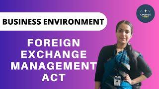 FEMA | Foreign Exchange Management Act 1999 | Business Environment | Study at Home with me