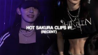 HOT LE SSERAFIM SAKURA CLIPS #1 (RECENT)