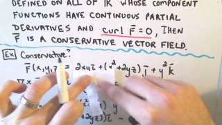 Curl and Showing a Vector Field is Conservative on R_3