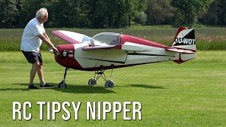 Huge RC Tipsy Nipper –Unique Big Model | Scale 1:1.5 |45kg Flies At Flight Show