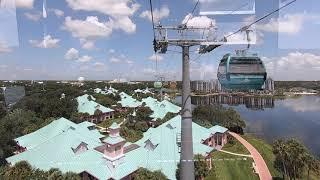 Disney Skyliner Ride from Disney's Caribbean Beach Resort to Epcot International Gateway