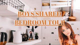 BOYS SHARED BEDROOM TOUR | SCANDINAVIAN DECOR | MUSTARD & GREY