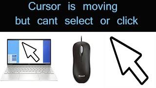 Cursor is moving but not selecting or clicking.#mouse #cursor #fixed