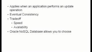 Oracle NoSQL Database - Getting Started