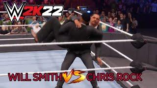 WWE 2K22 WILL SMITH VS CHRIS ROCK