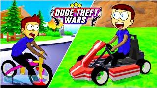 Dude Theft Wars Secret Vehicles - Sasti GTA 5 | Shiva and Kanzo Gameplay