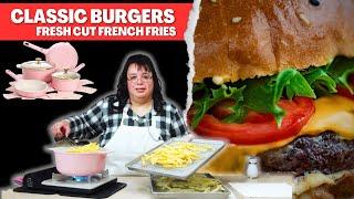 Classic Burgers and Fresh Cut French Fries | Paris Hilton's Cookware