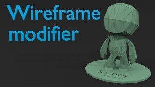 Tutorial: The Wireframe Modifier in Blender 2.7