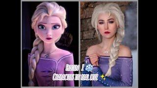 Frozen I️Characters In Real Life|Freezing Frozen 