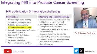 MRI intergration in prostate cancer screening - ESUR 2023