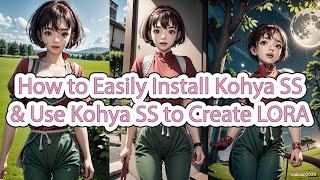 How to Easily Install Kohya SS and Use Kohya SS to Create LoRA (Local and Free)