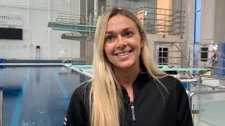 Tonia Couch talks about the 2020 British Diving Championships