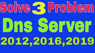 Fix 3 most popular problem in DNS(multiple ip addresses,nslookup)windows server 2012 ,2016 and 2019.