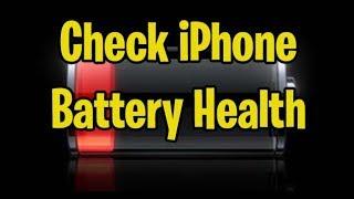 How to Check iPhone Battery Health