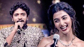 Pooja Hegde Loving Vasishta Simha's Unique Voice At SIIMA