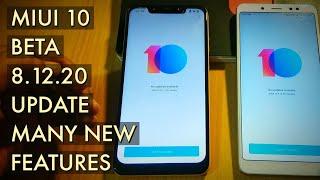 Miui 10 Beta 8.12.20 Update New Features | S.O.S. & Mi Pay | Hindi - हिंदी