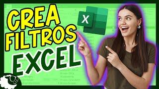 Crea Filtros en EXCEL -  Ordenar y filtrar datos en Excel.