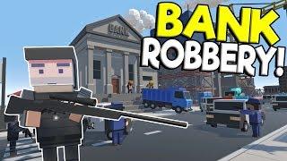 BANK ROBBERY & POLICE CHASE THROUGH THE CITY! - Tiny Town VR Gameplay - Oculus Rift Game