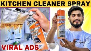 Viral Kitchen Cleaner Spray Review || Oil & Grease Stain Remover Stove & Chimney Cleaner Spray