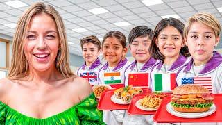 Family try School Lunches from Around the World! Which is the BEST?