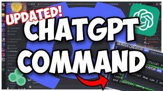 [NEW & UPDATED] - How to make a CHATGPT COMMAND for your Discord Bot! || Discord.js V14